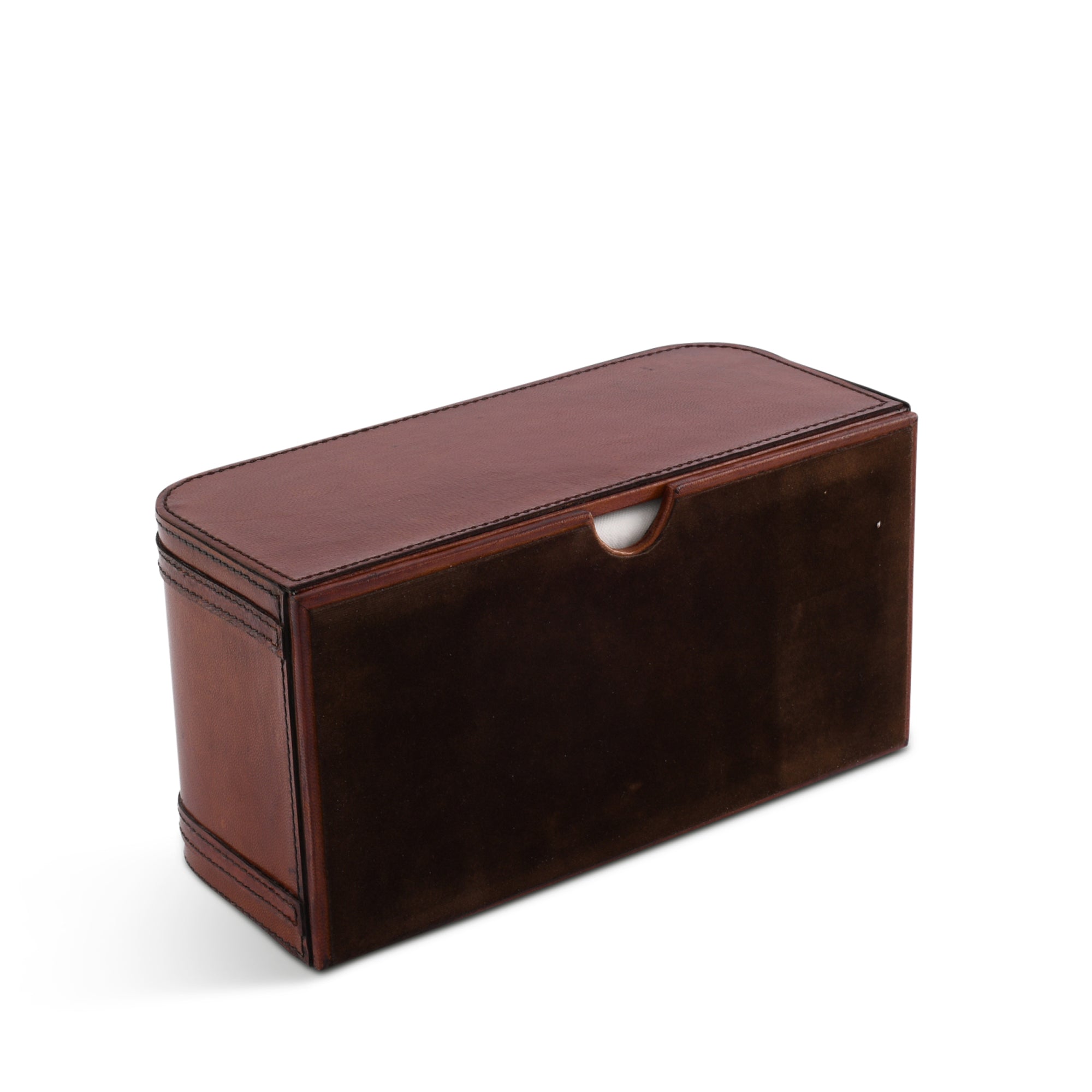 Vagabond House Equestrian Premium Genuine Leather Bit Tissue Box