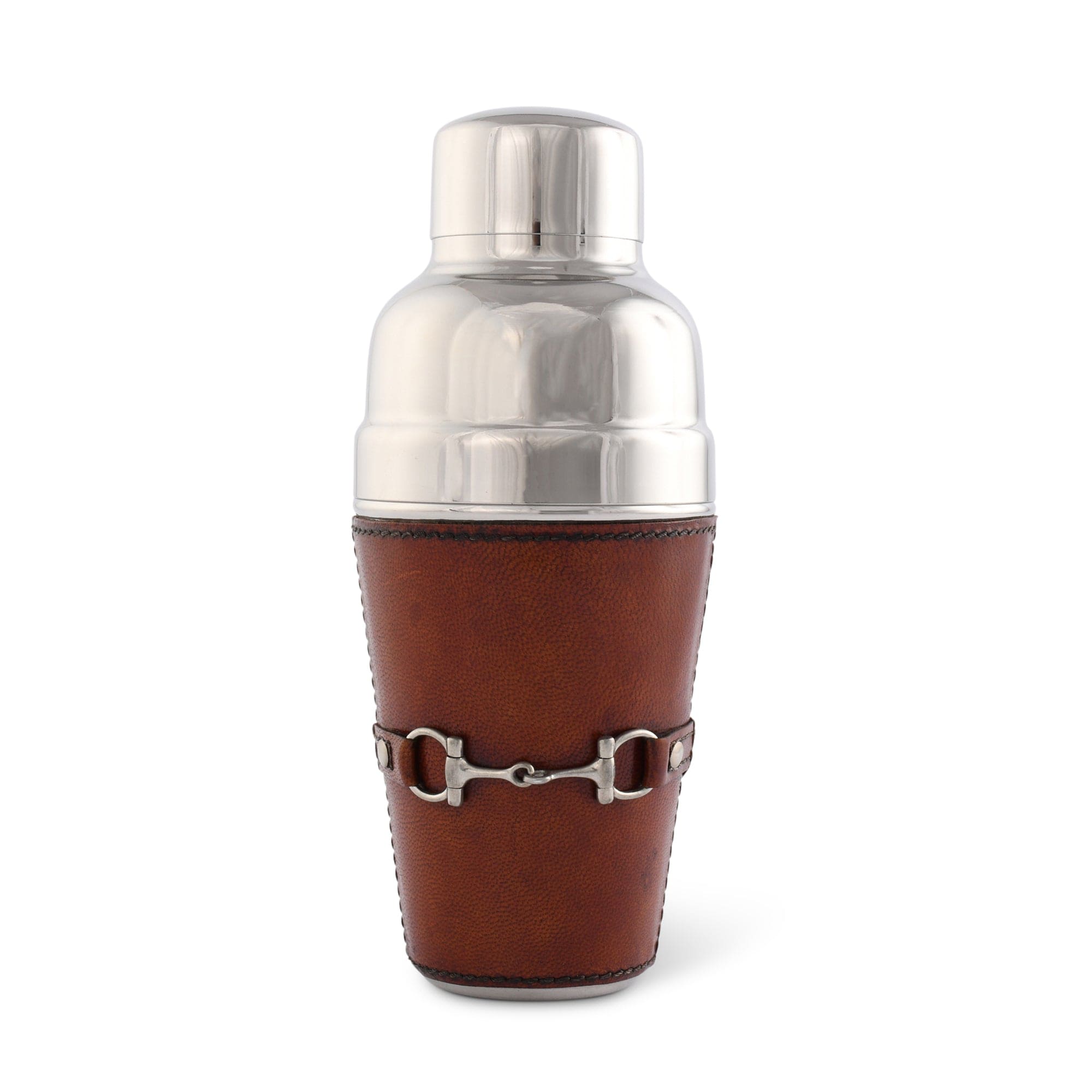 Vagabond House Equestrian Premium Genuine Leather Equestrian Bit Cocktail Shaker