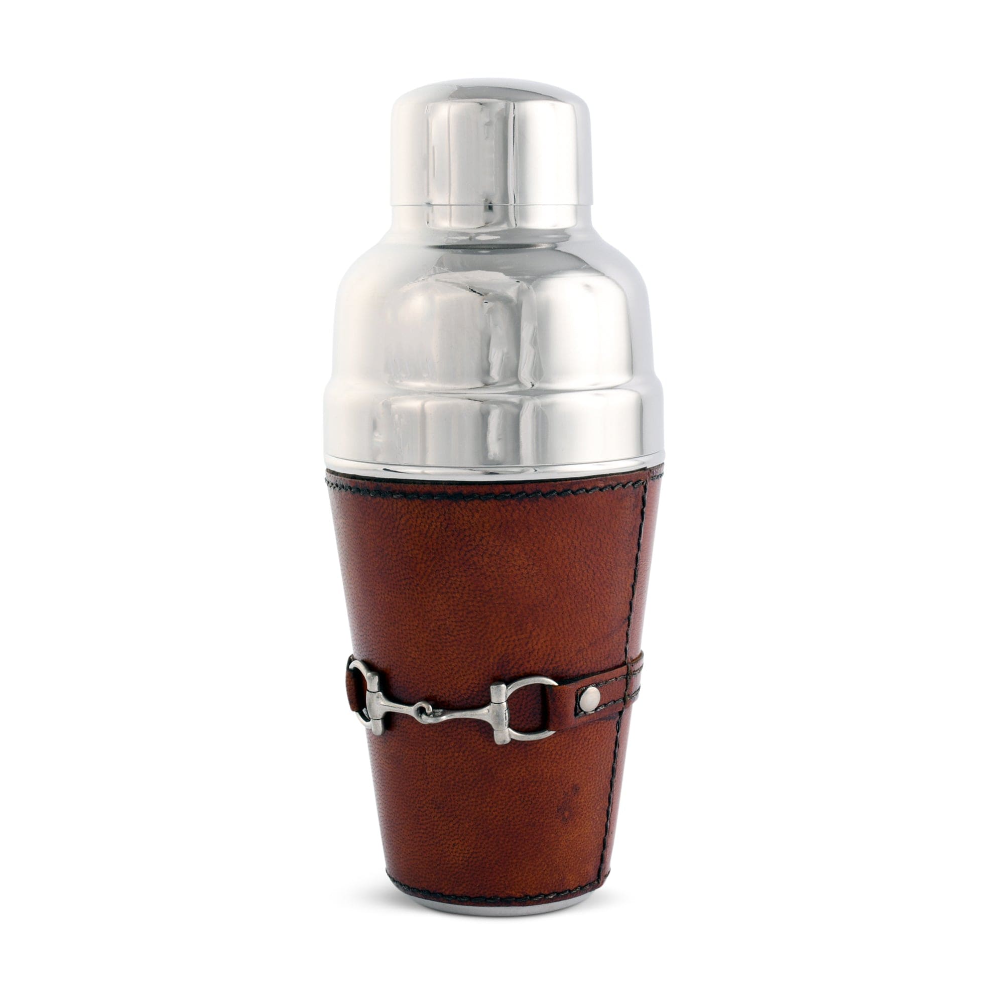 Vagabond House Equestrian Premium Genuine Leather Equestrian Bit Cocktail Shaker