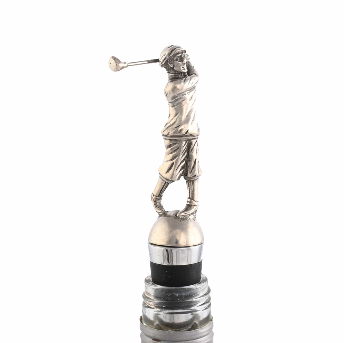 Vagabond House Golf Golfer Bottle Stopper