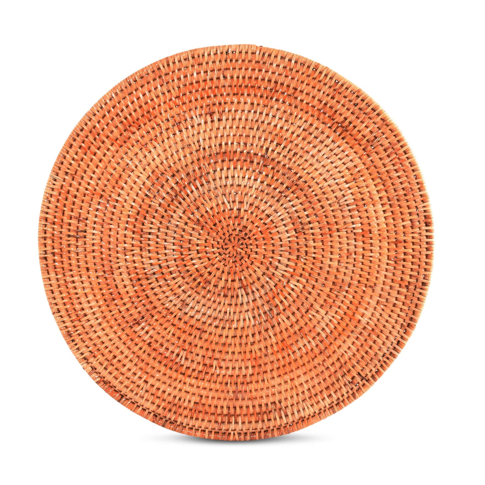 Vagabond House Replacement Hand Woven Wicker Rattan Round Placemat - Set of 4