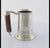 Straight English Pewter Mug Composite Antler Handle