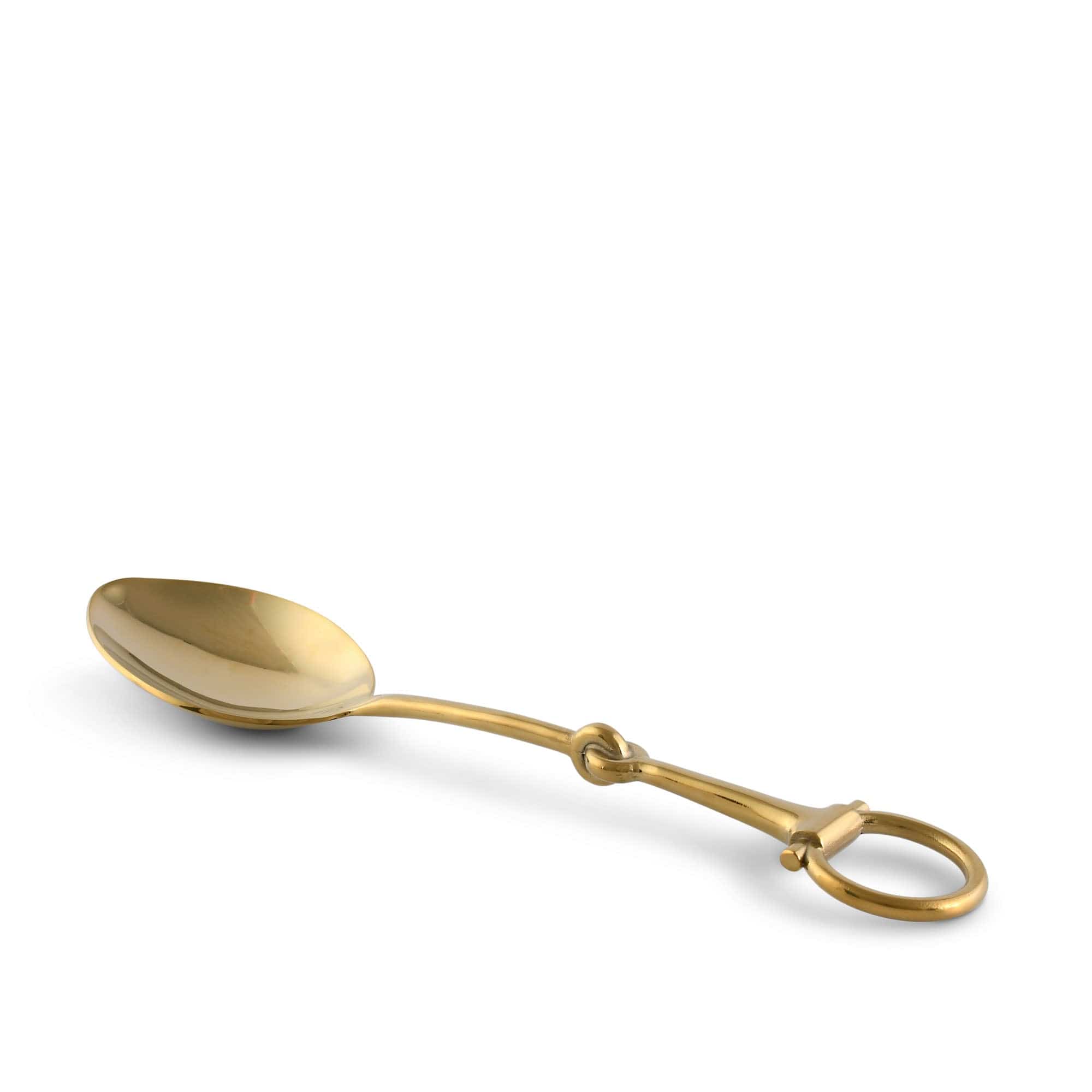 Vagabond House Equestrian Bit Serving Spoon - Stainless Steel Shinny Gold