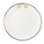 Vagabond House Equestrian Gold Bit Bone China Round Dinner Plate Gold Rim