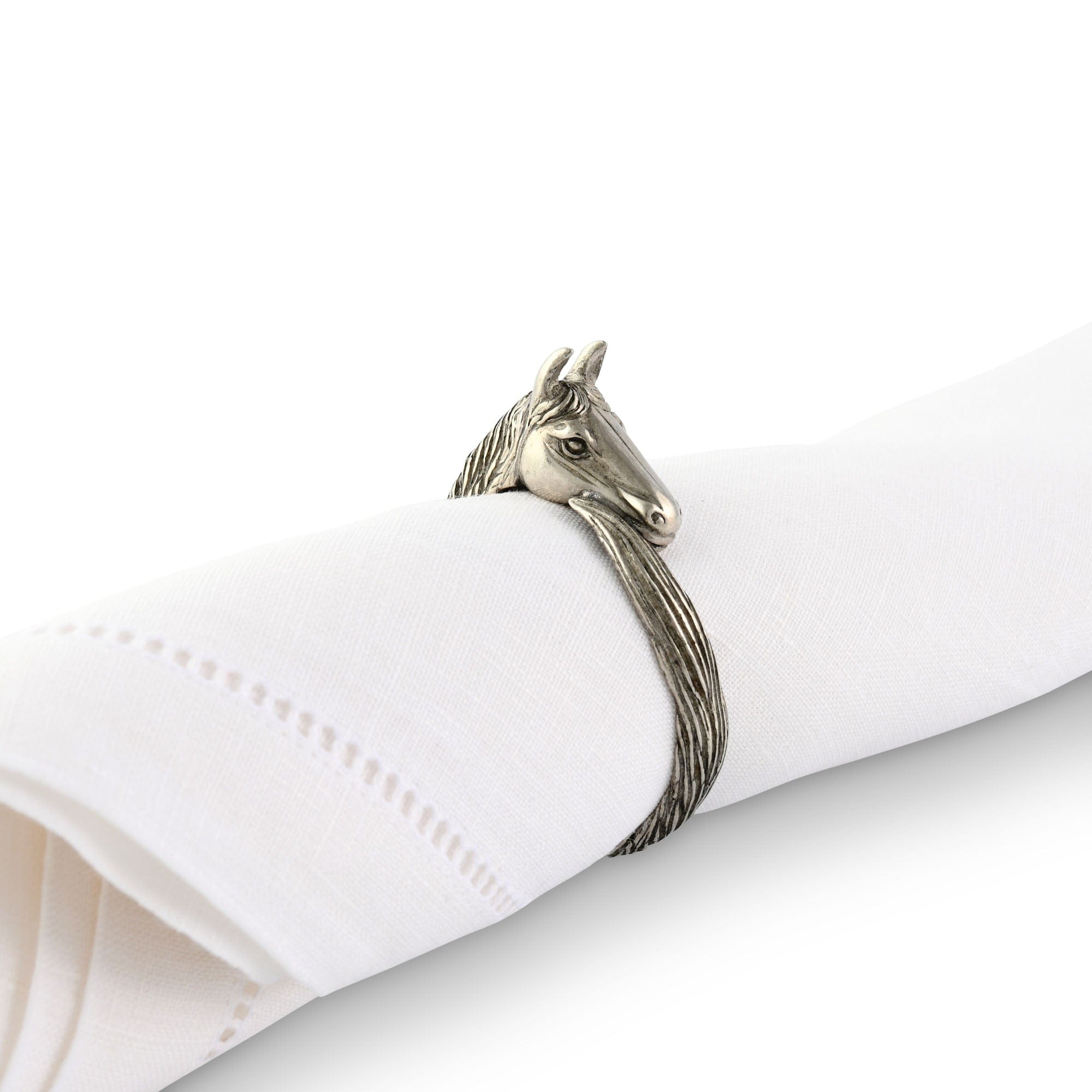 Vagabond House Equestrian Horse Head Napkin Ring