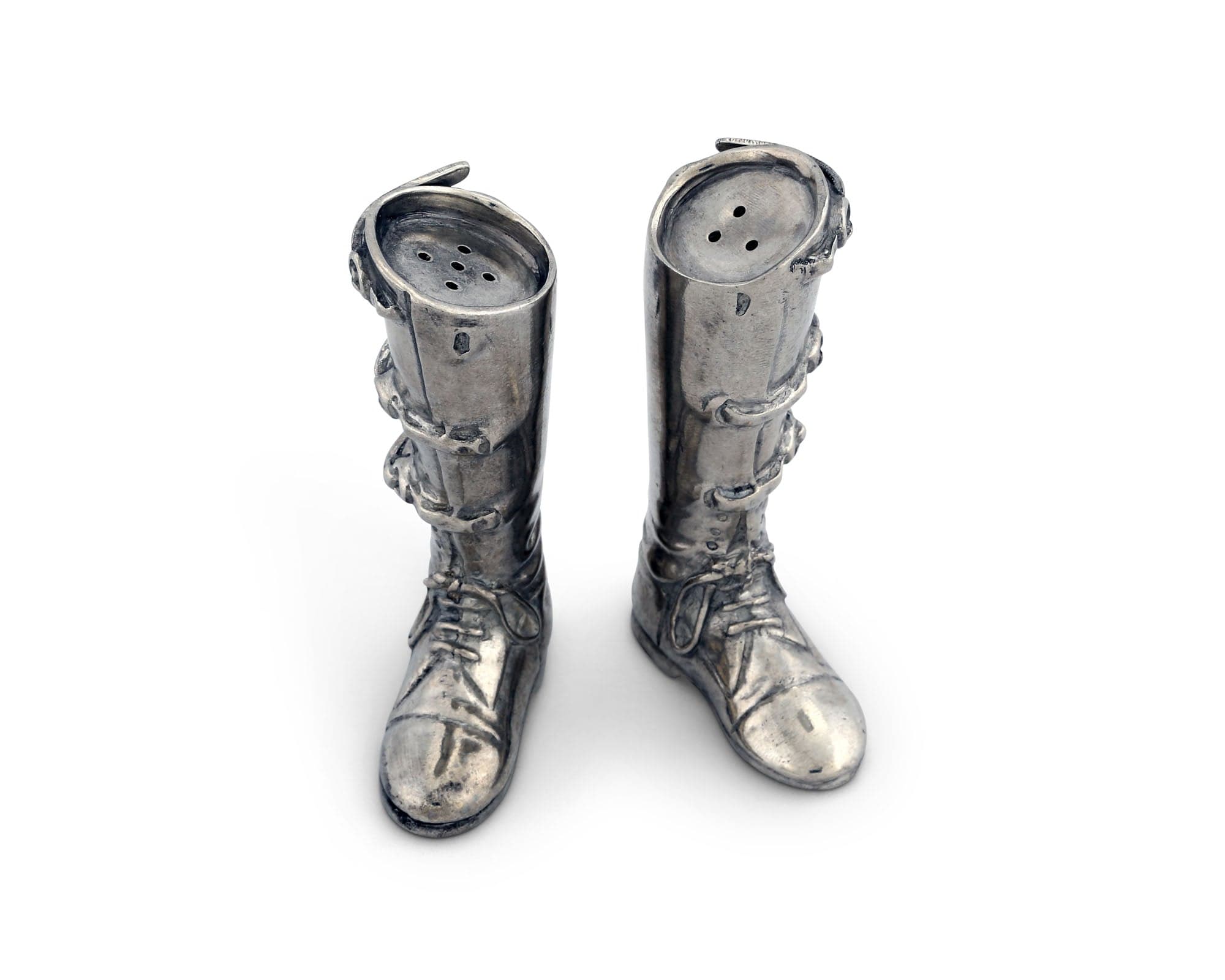 Vagabond House Equestrian Riding Boot Salt & Pepper Set