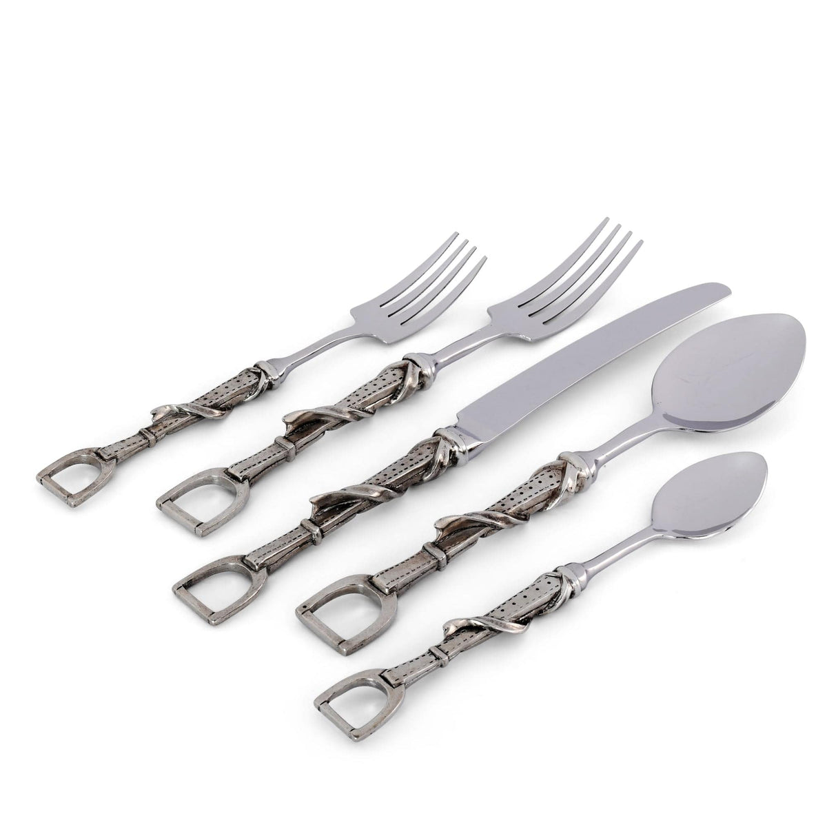 Vagabond House Equestrian Stirrup Flatware