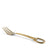 Vagabond House Equestrian Stirrup Serving Fork - Stainless Steel Shiny Gold