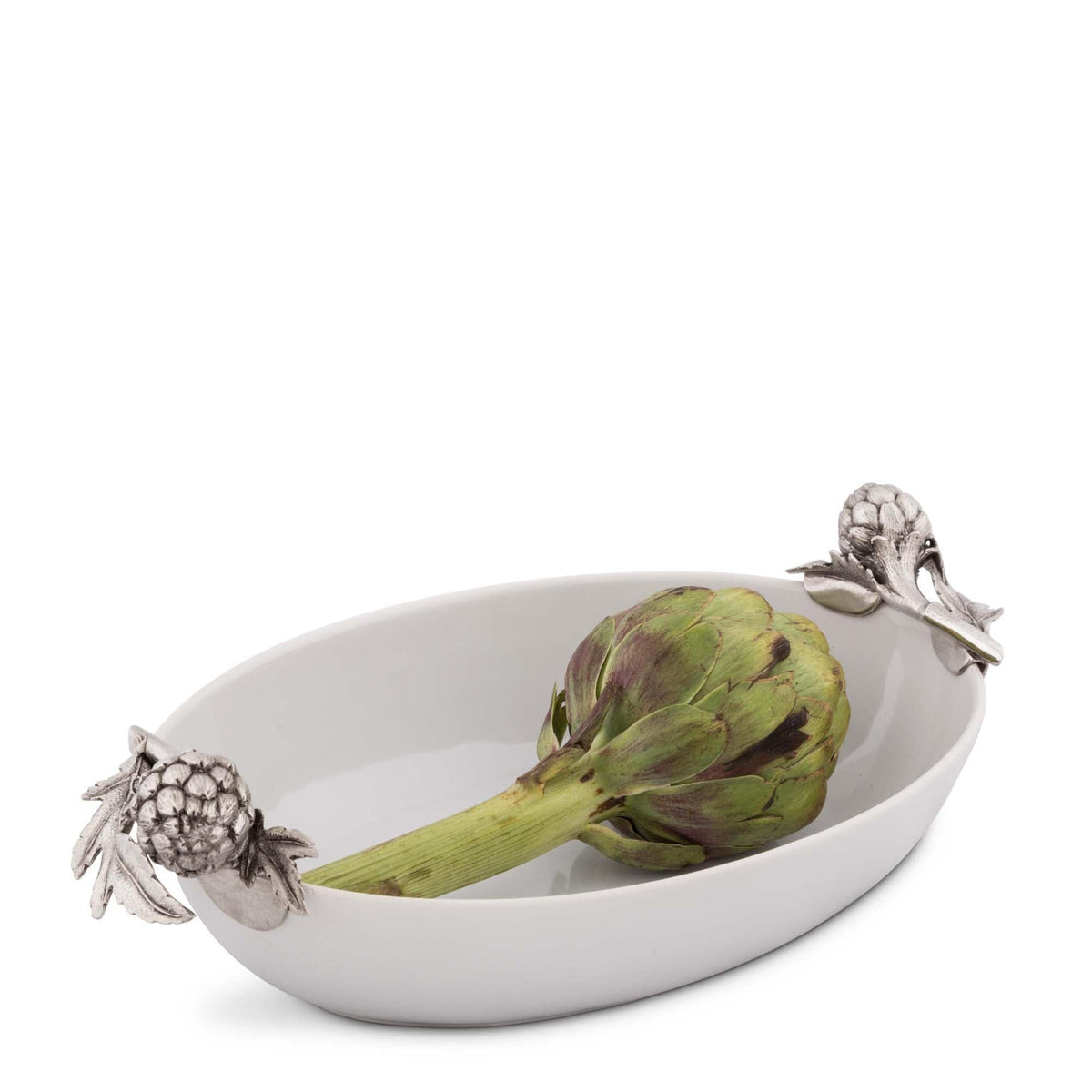 Vagabond House Farmer&#39;s Market Artichoke Stoneware Serving Dish