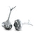 Vagabond House Farmer's Market Pewter Garlic Salt & Pepper Set