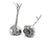 Vagabond House Farmer's Market Pewter Garlic Salt & Pepper Set