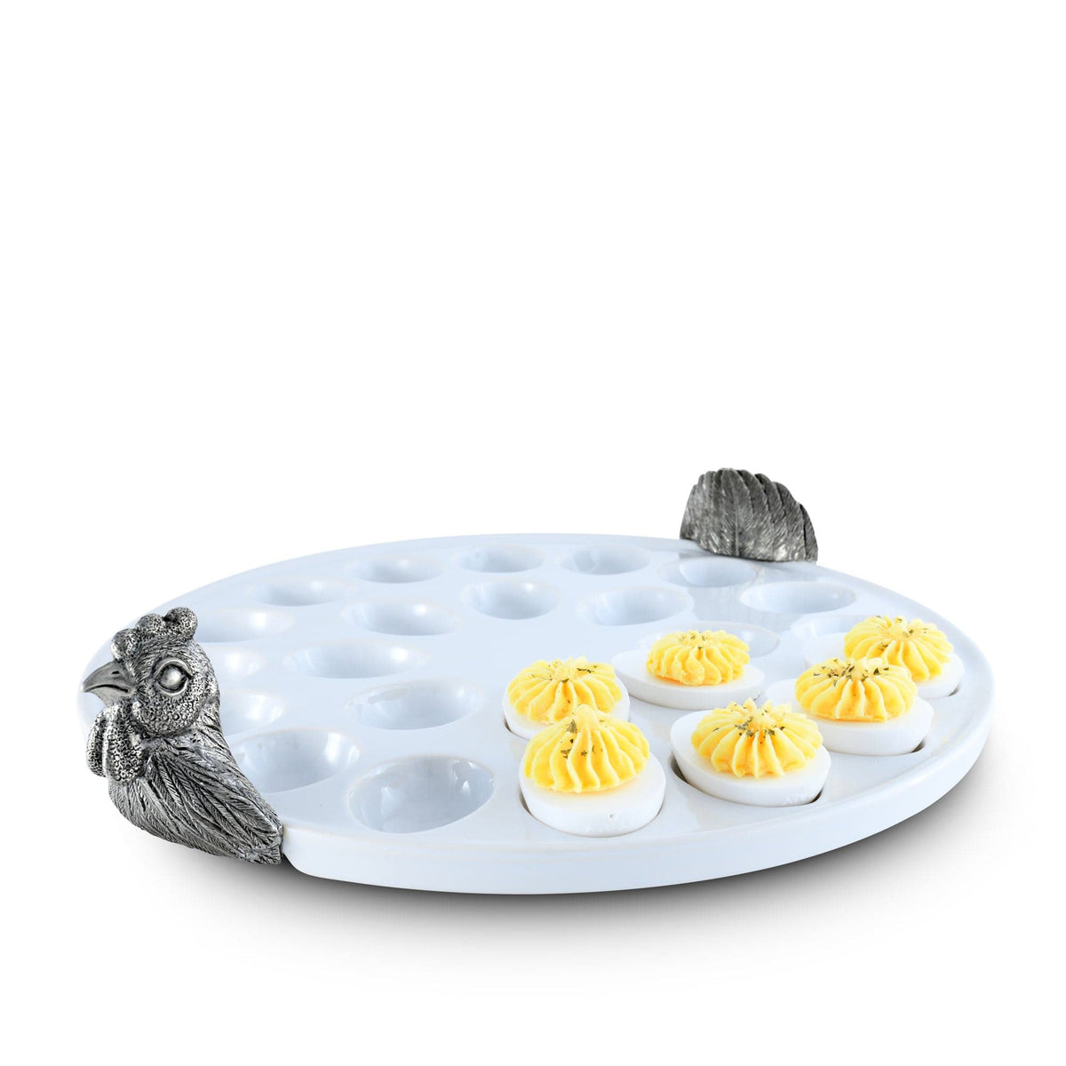 Vagabond House Garden Friends Chicken Deviled Egg Holder