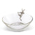 Vagabond House Garden Friends Climbing Bunny Glass Serving / Salad Bowl