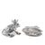 Vagabond House Garden Friends Frog Prince Salt & Pepper Set