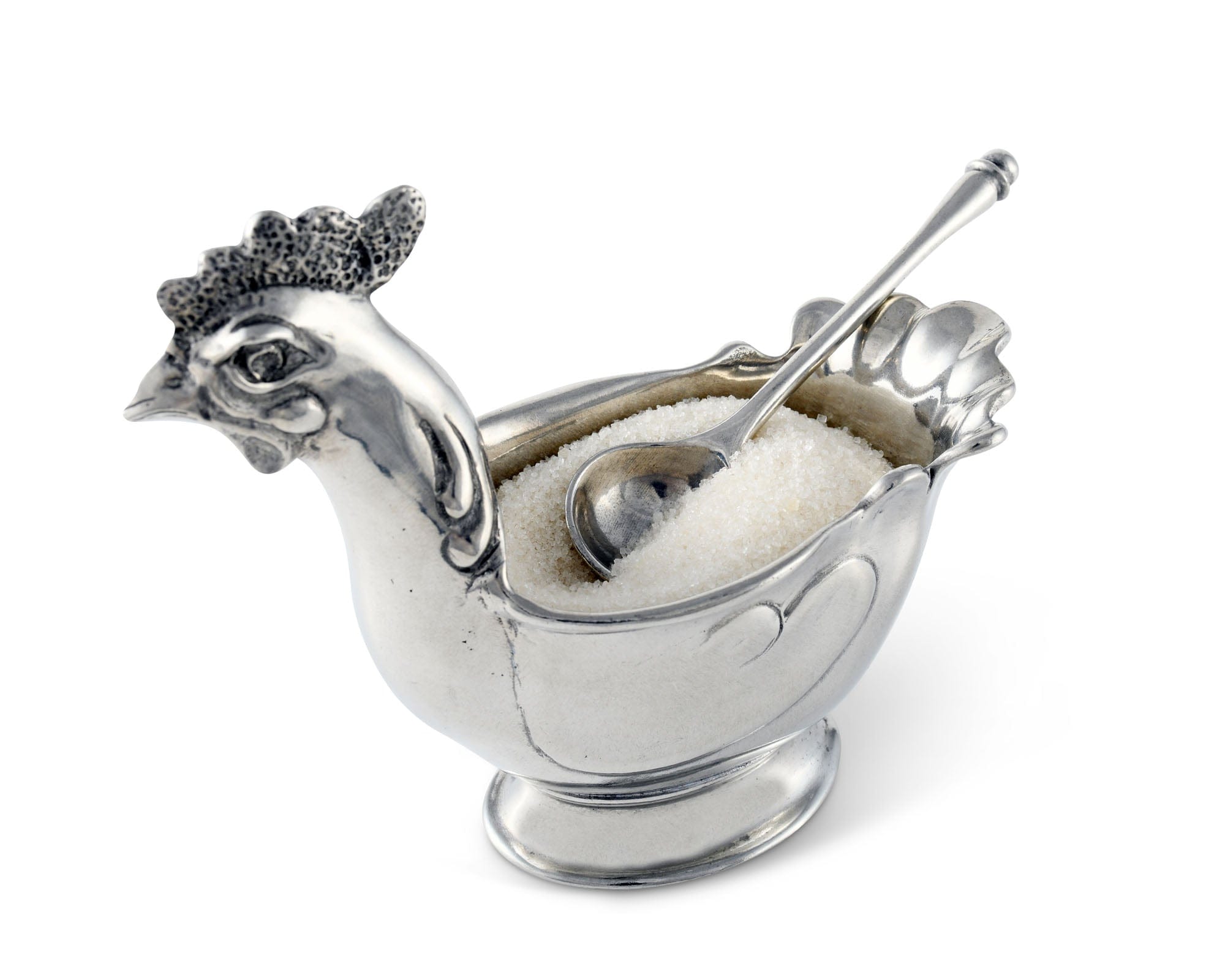 Vagabond House Garden Friends Hen Sugar Bowl with Spoon