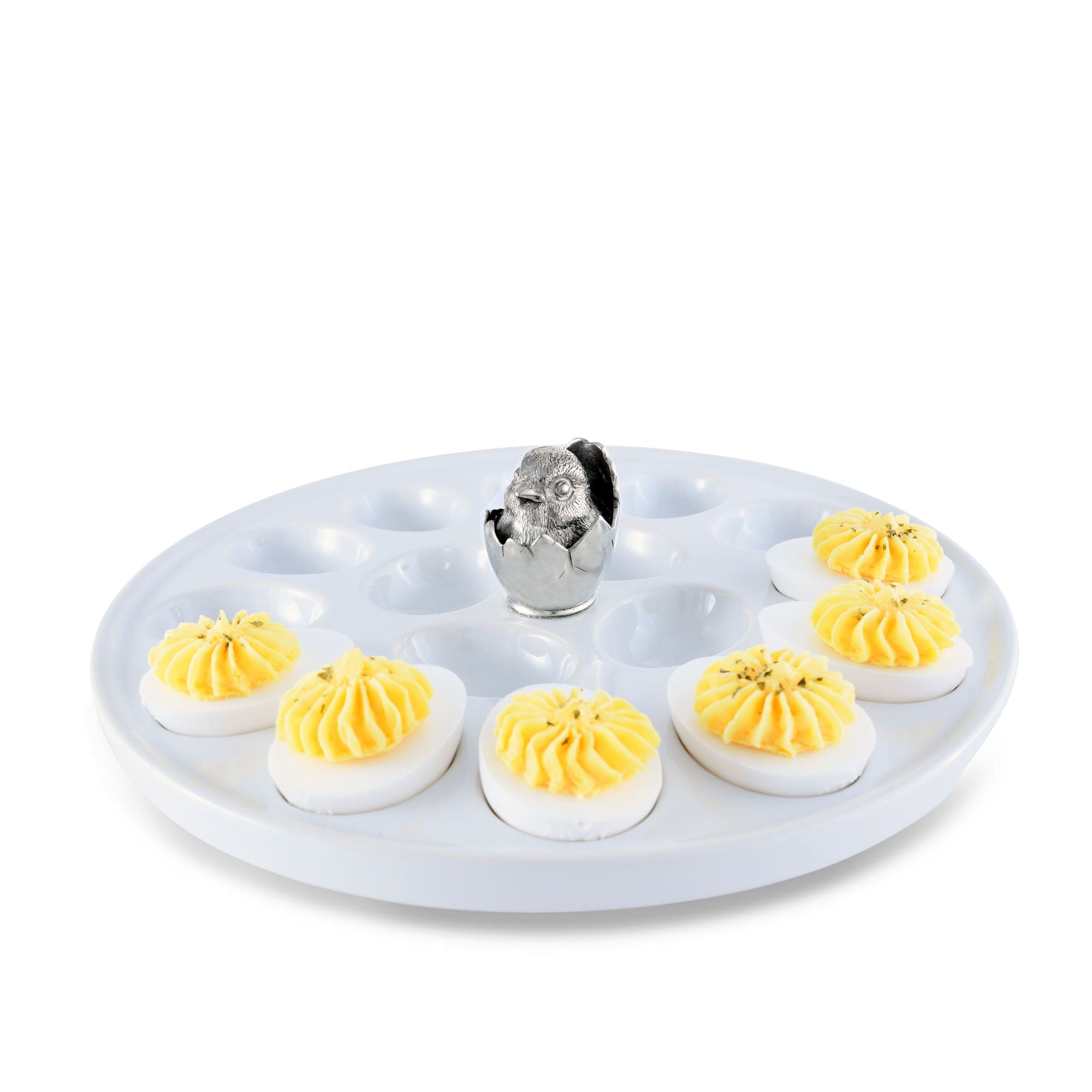 Vagabond House Garden Friends Little Chick Deviled Egg Holder