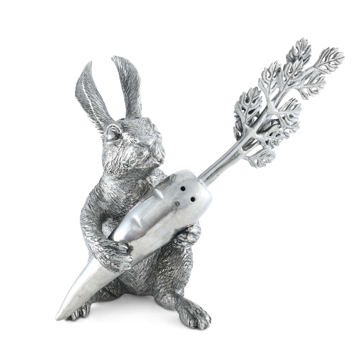 Vagabond House Garden Friends Rabbit Carrot Salt &amp; Pepper Set