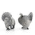 Vagabond House Harvest Turkey Salt & Pepper Set