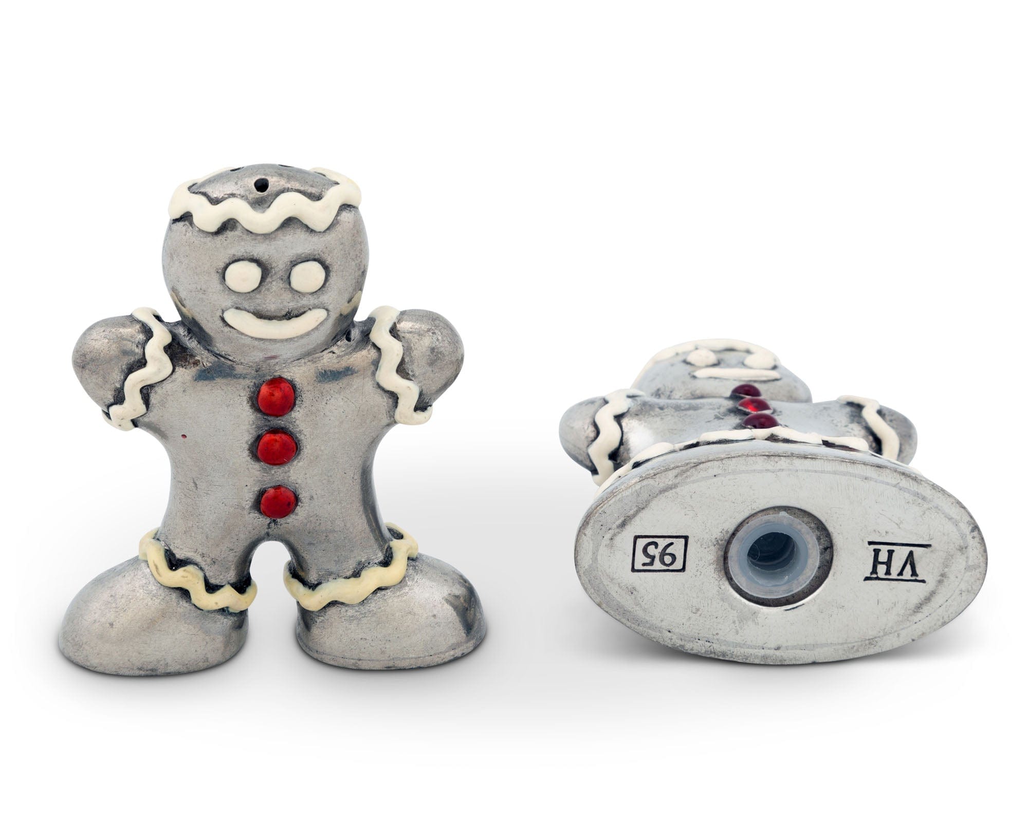 Vagabond House Holidays Gingerbread Couple Salt & Pepper Set