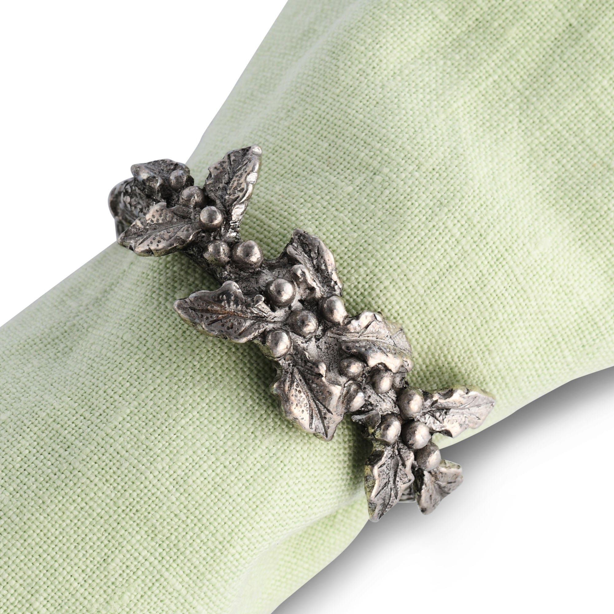 Vagabond House Holidays Holly Napkin Ring