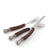 Vagabond House Lodge Style Composite Antler King Crown Flatware Set