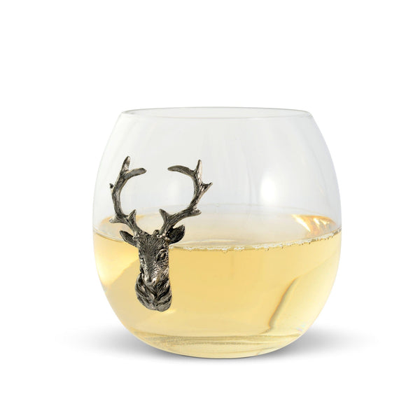 Vagabond House Gentleman Elk Wine Glass