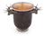 Vagabond House Lodge Style Elk Head Handle Bronze Ice Bucket