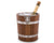 Vagabond House Lodge Style Elk Wood Pail Ice Bucket