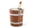 Vagabond House Lodge Style Elk Wood Pail Ice Bucket