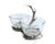 Vagabond House Lodge Style Fallen Antler Double Glass Dip Bowl