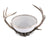 Vagabond House Lodge Style Pewter Antler Bowl