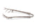 Vagabond House Lodge Style Pewter Antler Pattern Ice / Bread Tongs