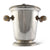 Vagabond House Lodge Style Pewter Ice Bucket with Antler Handles