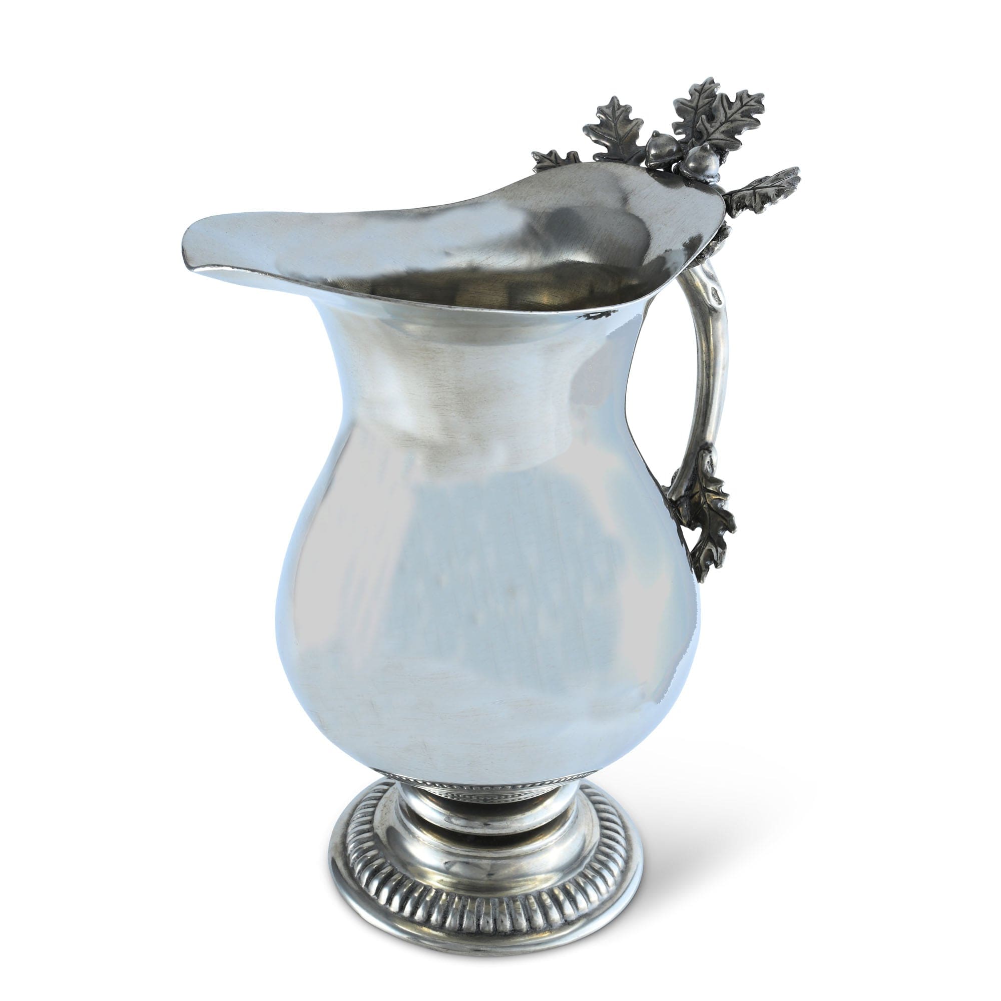 Vagabond House Majestic Forest Pewter Oak Leaf  Pitcher