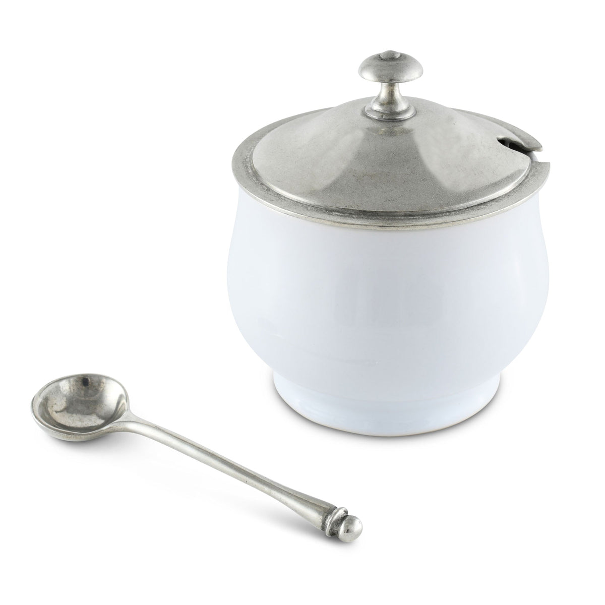 Vagabond House Medici Living Classic Sugar Bowl and Spoon