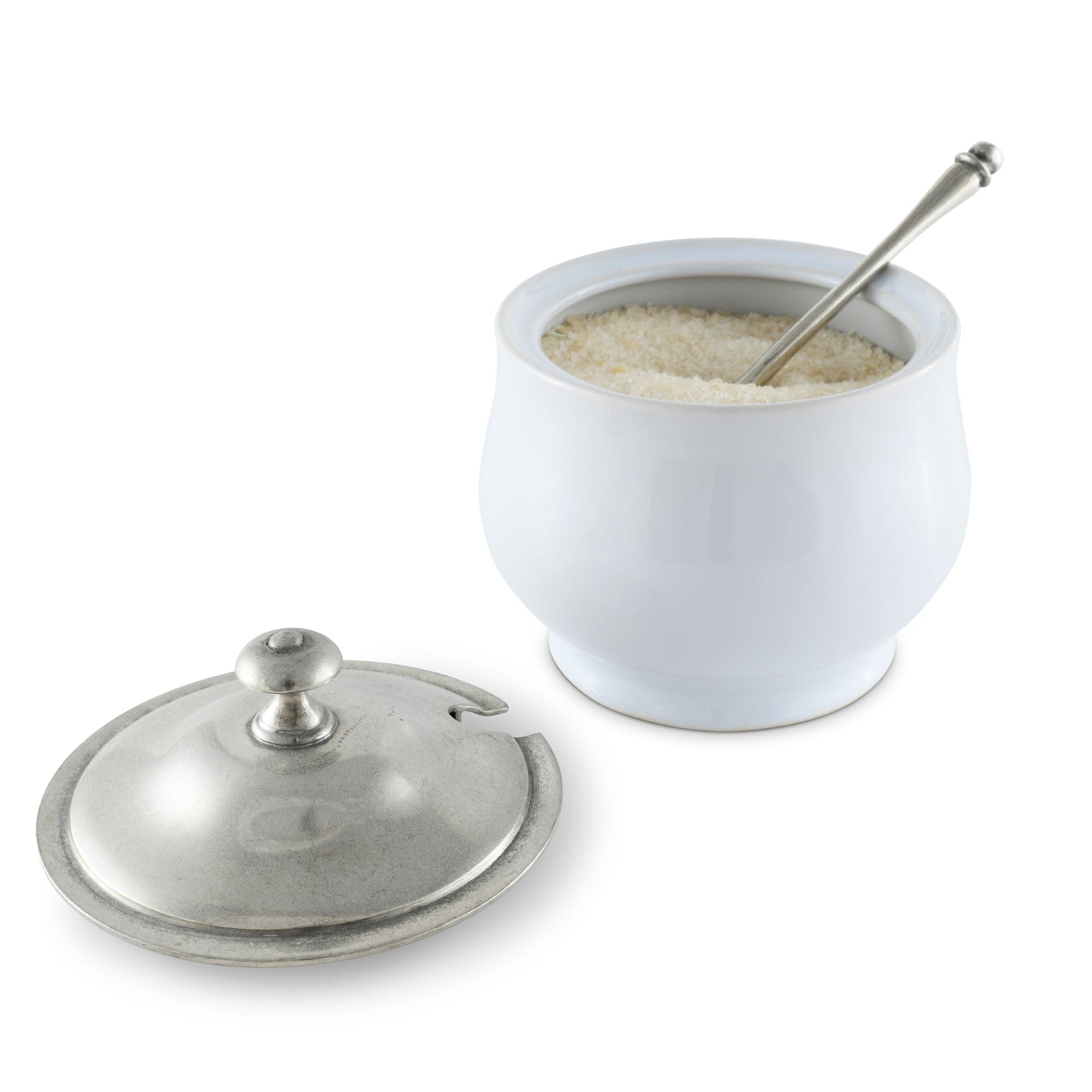 Vagabond House Medici Living Classic Sugar Bowl and Spoon