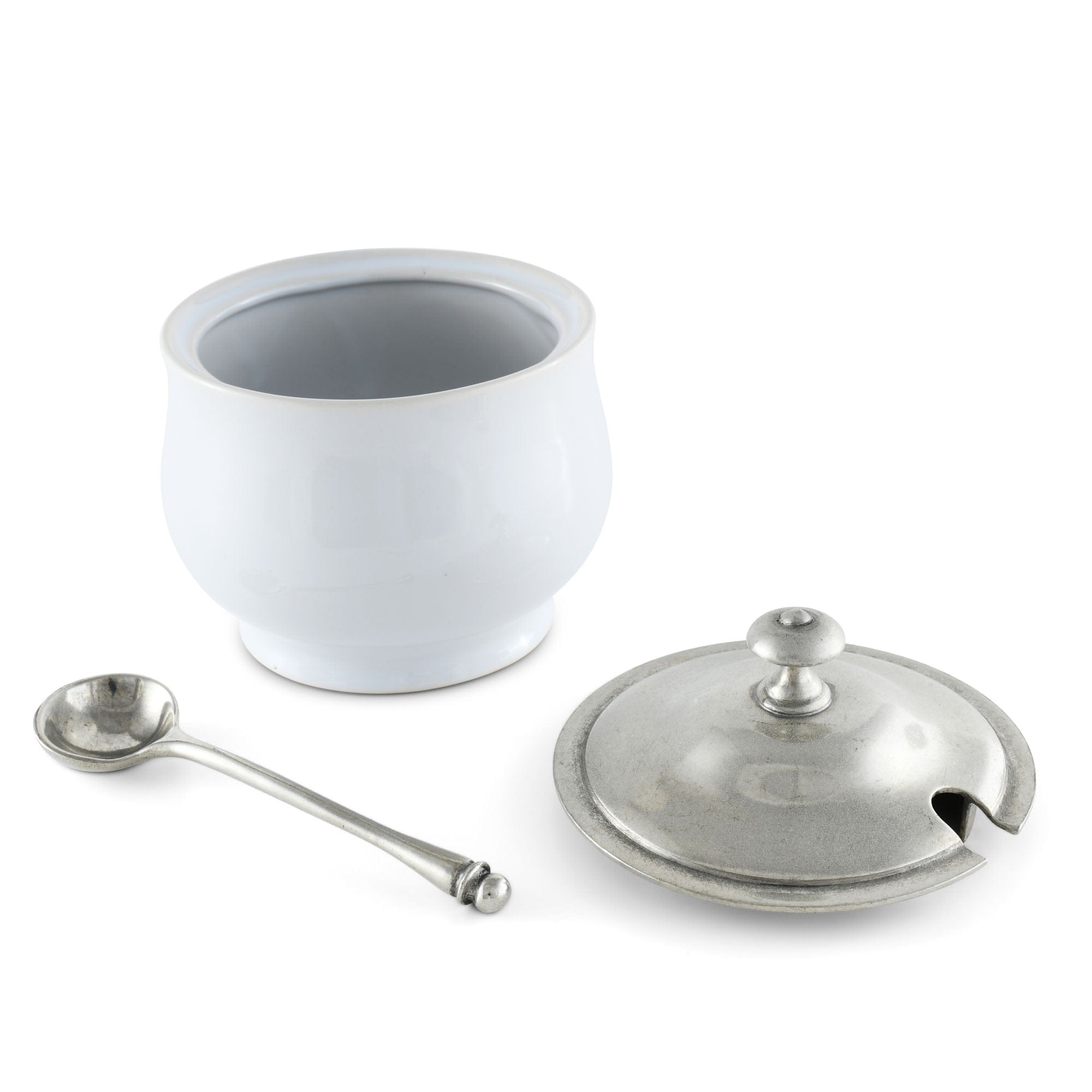 Vagabond House Medici Living Classic Sugar Bowl and Spoon