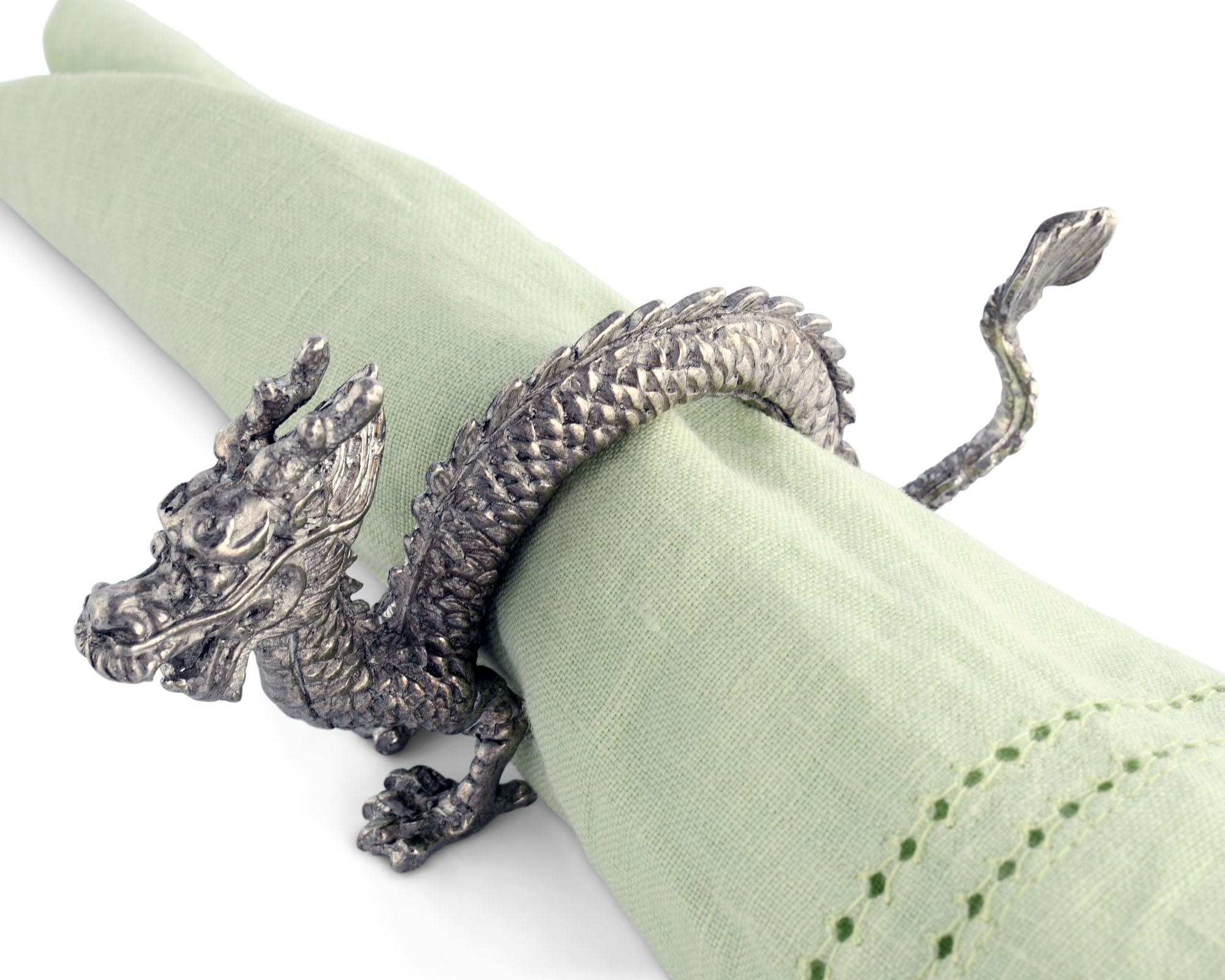 Vagabond House Medici Living Dragon Napkin Ring