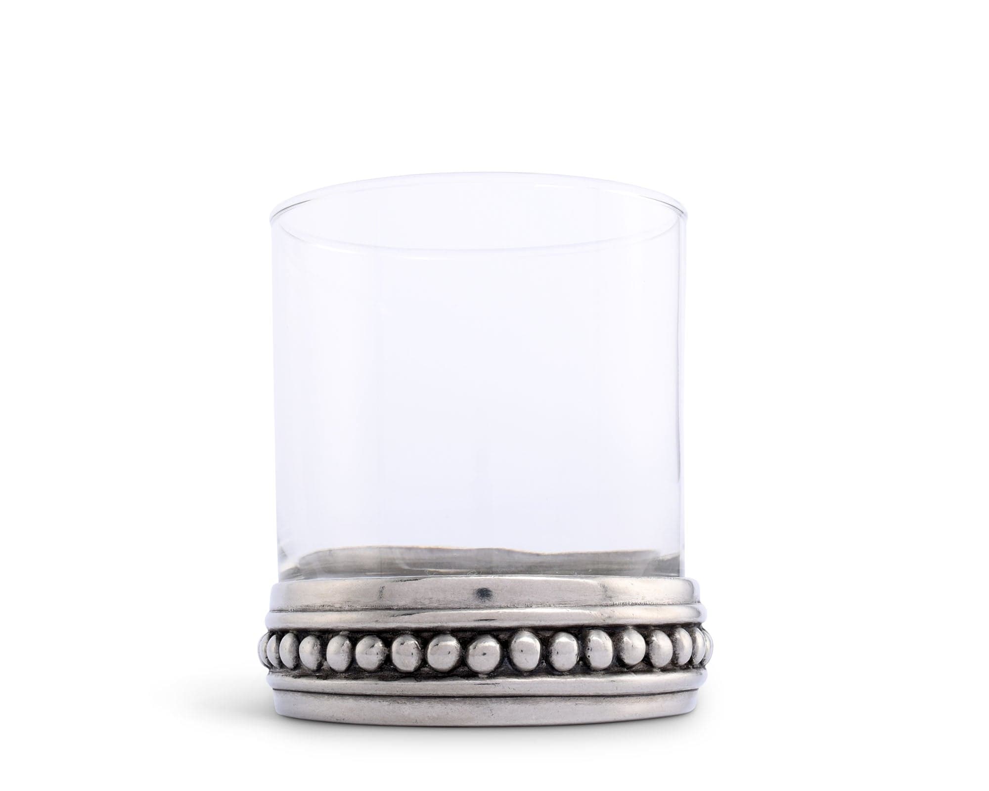 Vagabond House Medici Living Medici Beading Double Old Fashion Bar Glass