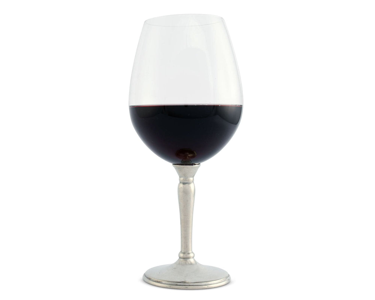 Vagabond House Pewter Medici Pattern Stem White Wine Glass 8.75