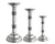 Vagabond House Medici Living Small Classic Pewter Pillar Candlestick