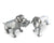 Vagabond House Morning Hunt Pewter Hunting Dogs Salt & Pepper Set