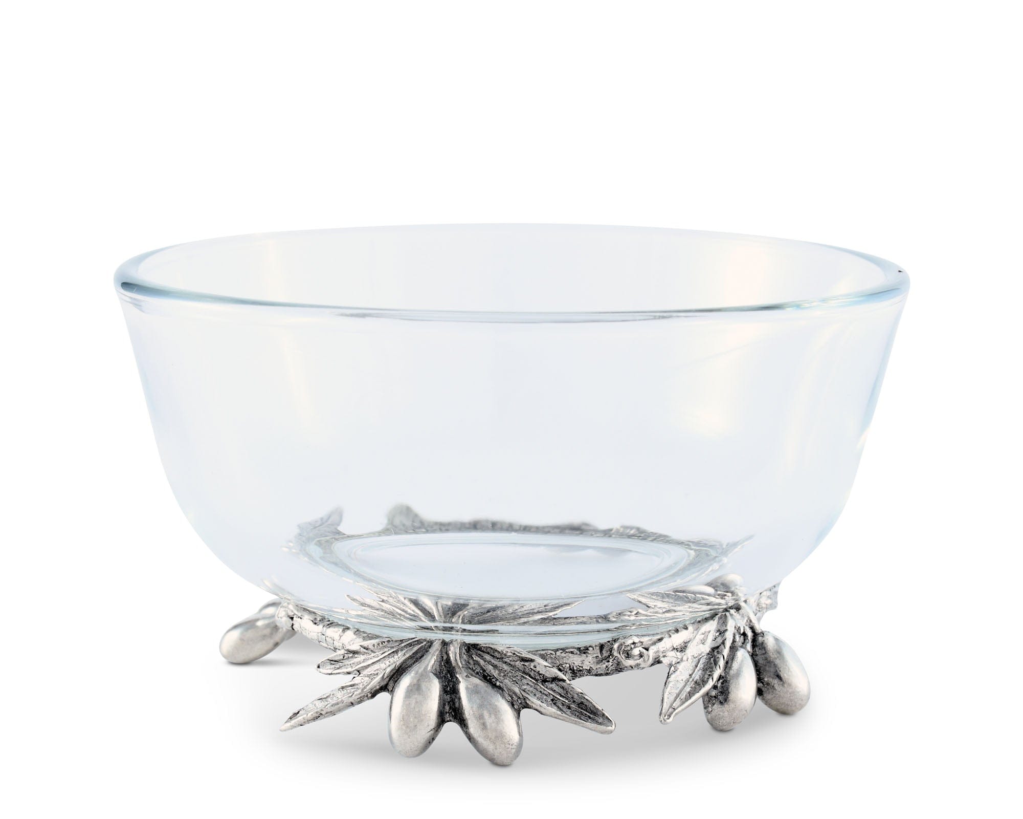 Vagabond House Olive Grove Olive Grove Glass & Pewter Bowl