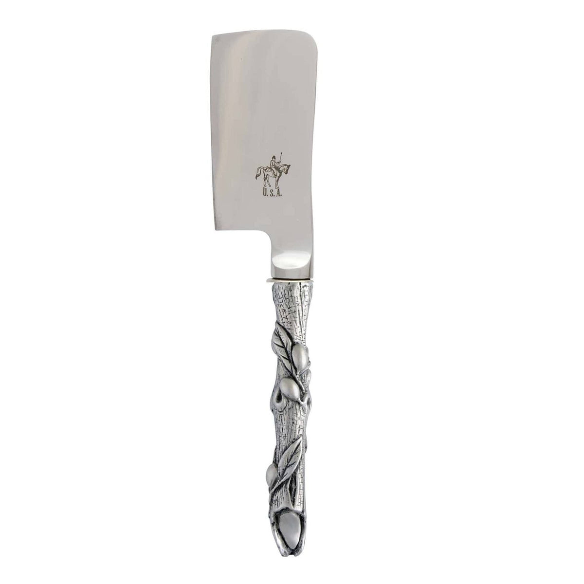 Vagabond House Olive Grove Pewter Olive Cheese Cleaver