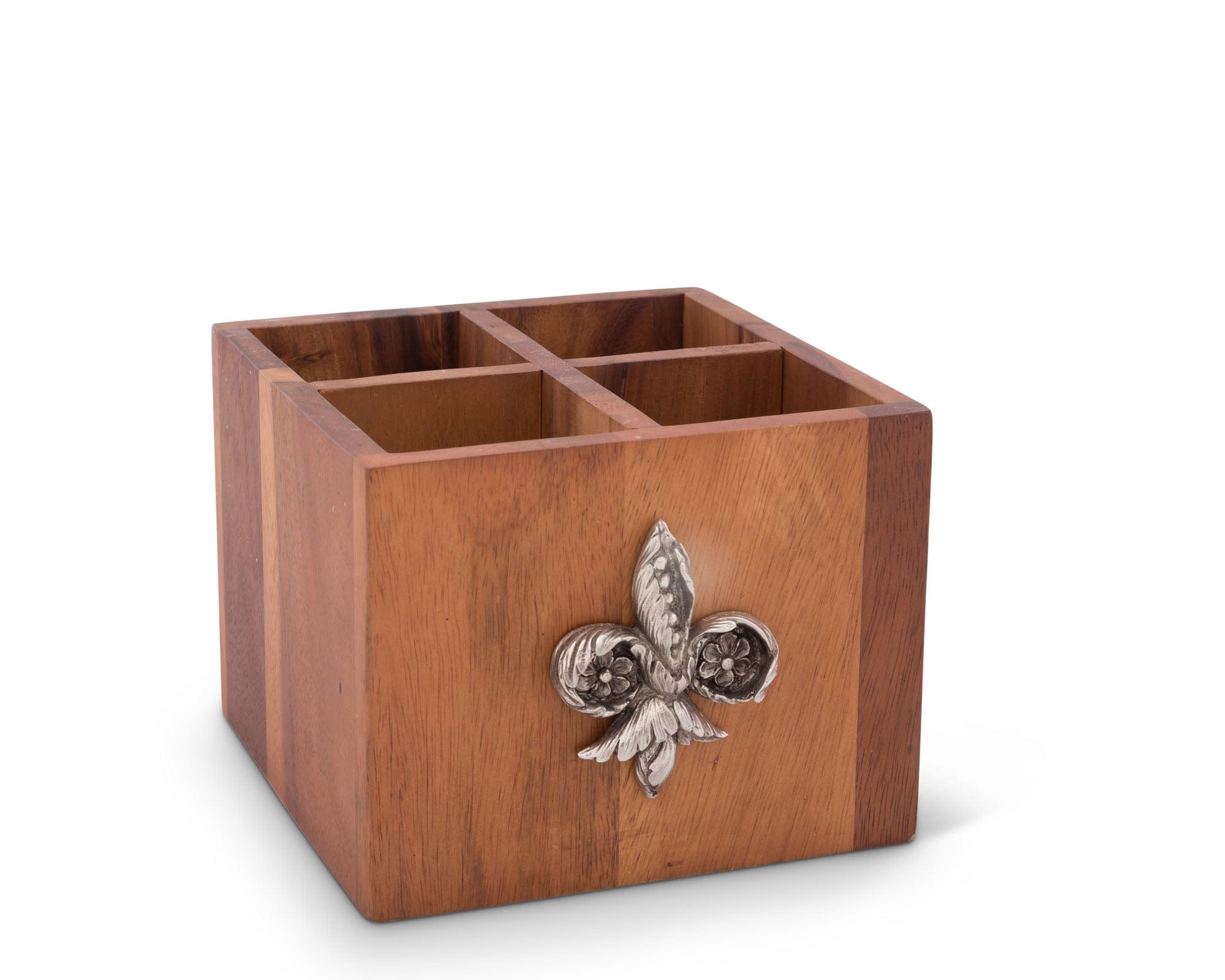 Vagabond House Provencal Fleur De Lis Flatware Caddy