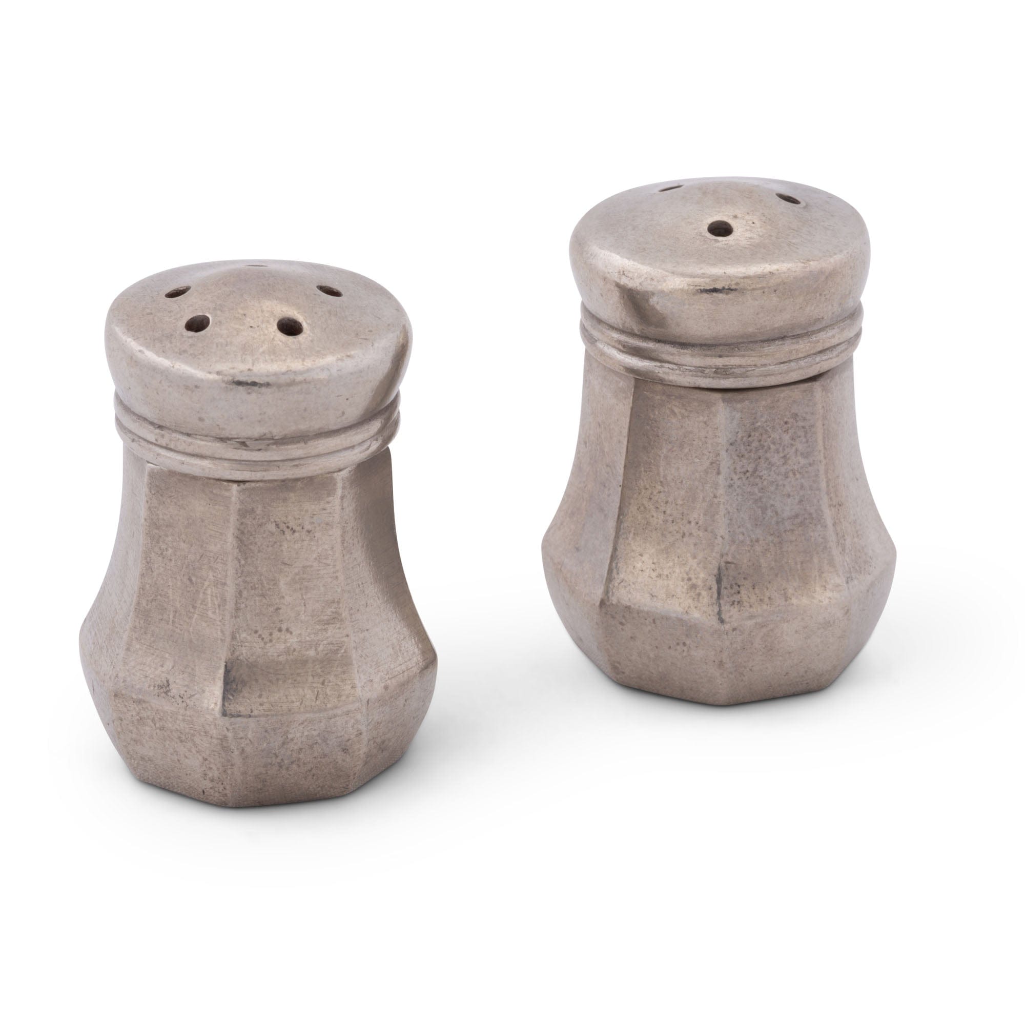 Vagabond House Provencal Mini Pewter Salt and Pepper