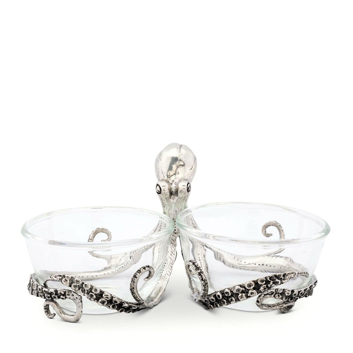 Vagabond House Sea and Shore Octopus Double Condiment Bowls