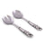 Vagabond House Sea and Shore Pewter Crab Claw Salad Serving Set