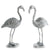 Vagabond House Sea and Shore Pewter Flamingos Salt & Pepper Set