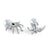 Vagabond House Sea and Shore Pewter Octopus Salt & Pepper Set